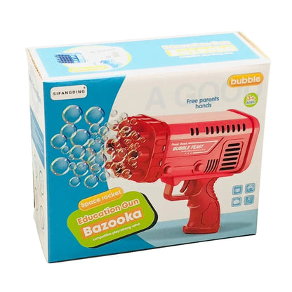 Feast Boom Bubble Feast Bubble Gun for Kids Comes with a bubble solution bottle (Random Color)
