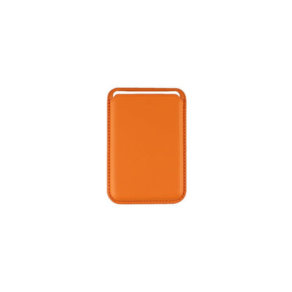For Magsafe Magnetic Luxury Leather Card Holder Wallet Case For 14 Pro Max 13 12 Phone Bag Adsorption Accessories Cover
